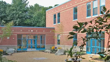 Exterior of a school building.